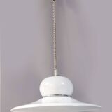 Giant Guzzini plexi and chrome pendant light