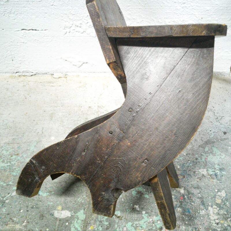 Brutalist chair