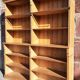 Pine bookcase (251 x 49 x height 288 cm)