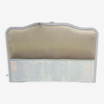 Linen headboard