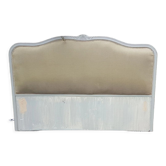 Linen headboard