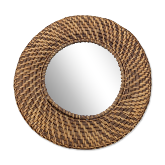 Wicker mirror