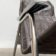 Mid-century Japanese space age folding rocking chair by Takeshi Nii, 1960s