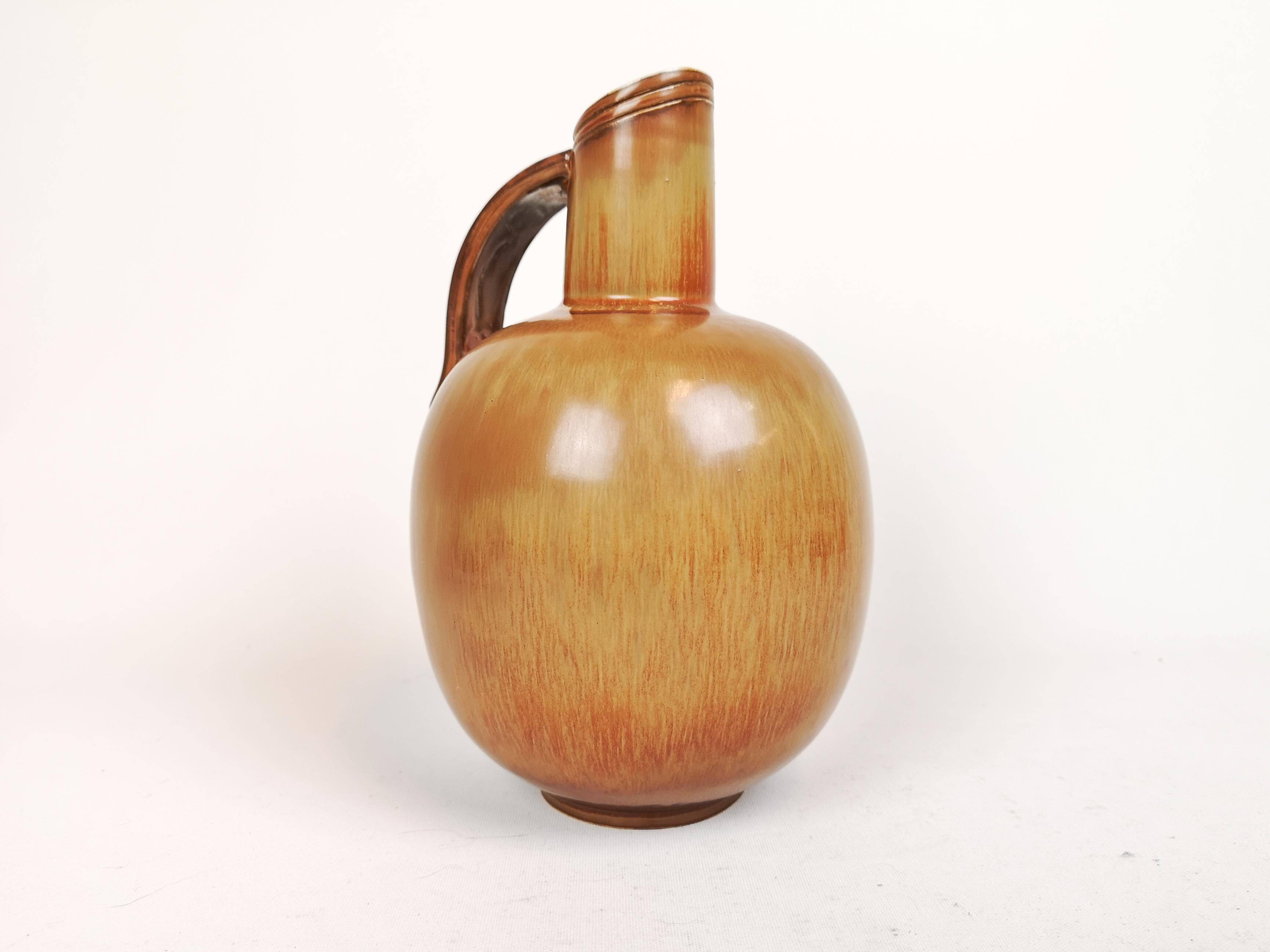 Mid-century modern ceramic vase by Gunnar Nylund, Rörstrand, Sweden, 1950s.