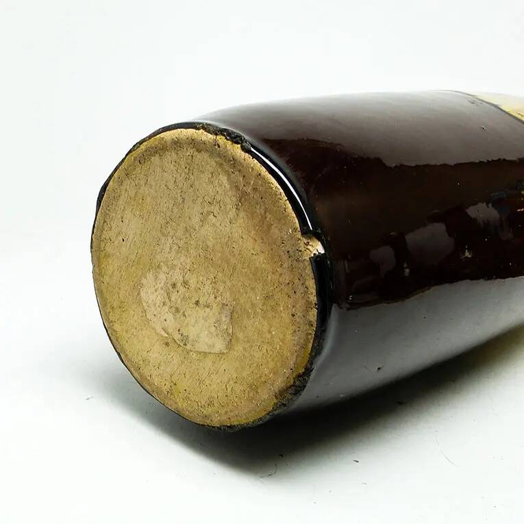 Mid-century modern vase, glazed ceramic, Spółdzielnia Milenium, Poland, 1970s