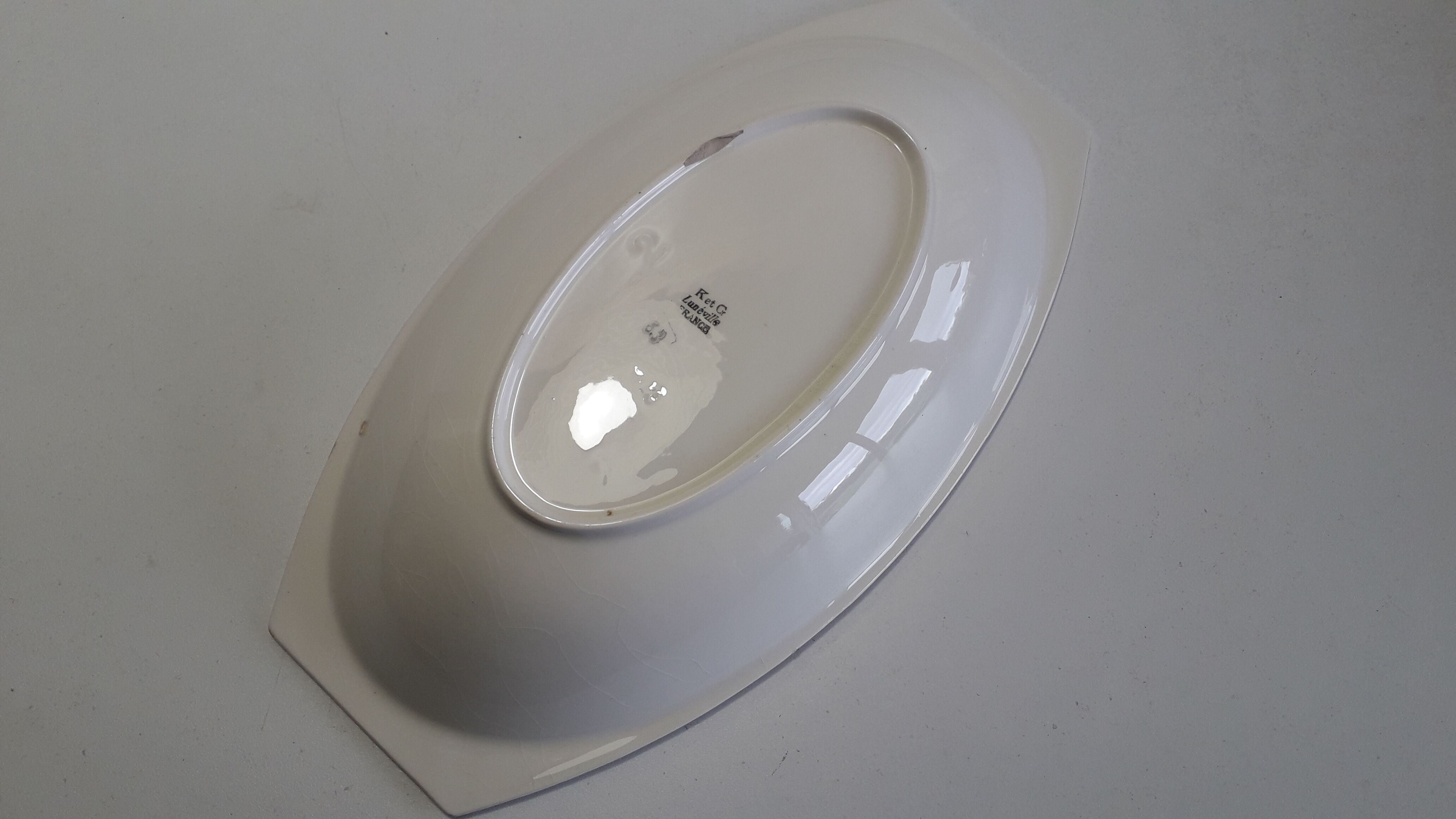 Plat art deco K&G Lunéville