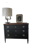 Commode style louis 16 noire