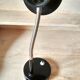 Articulated desk lamp 70' years metal black and flexible silver