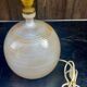 large stoneware lamp signed stoneware from Marais France