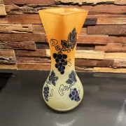 Enamelled vase Legras
