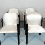 Mid-century italian modern set of 4 armchairs from 70s