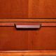 Buffet scandinave design années 50 en teck cabinet Japandi
