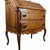 Louis XV style writing desk in walnut – 20th century