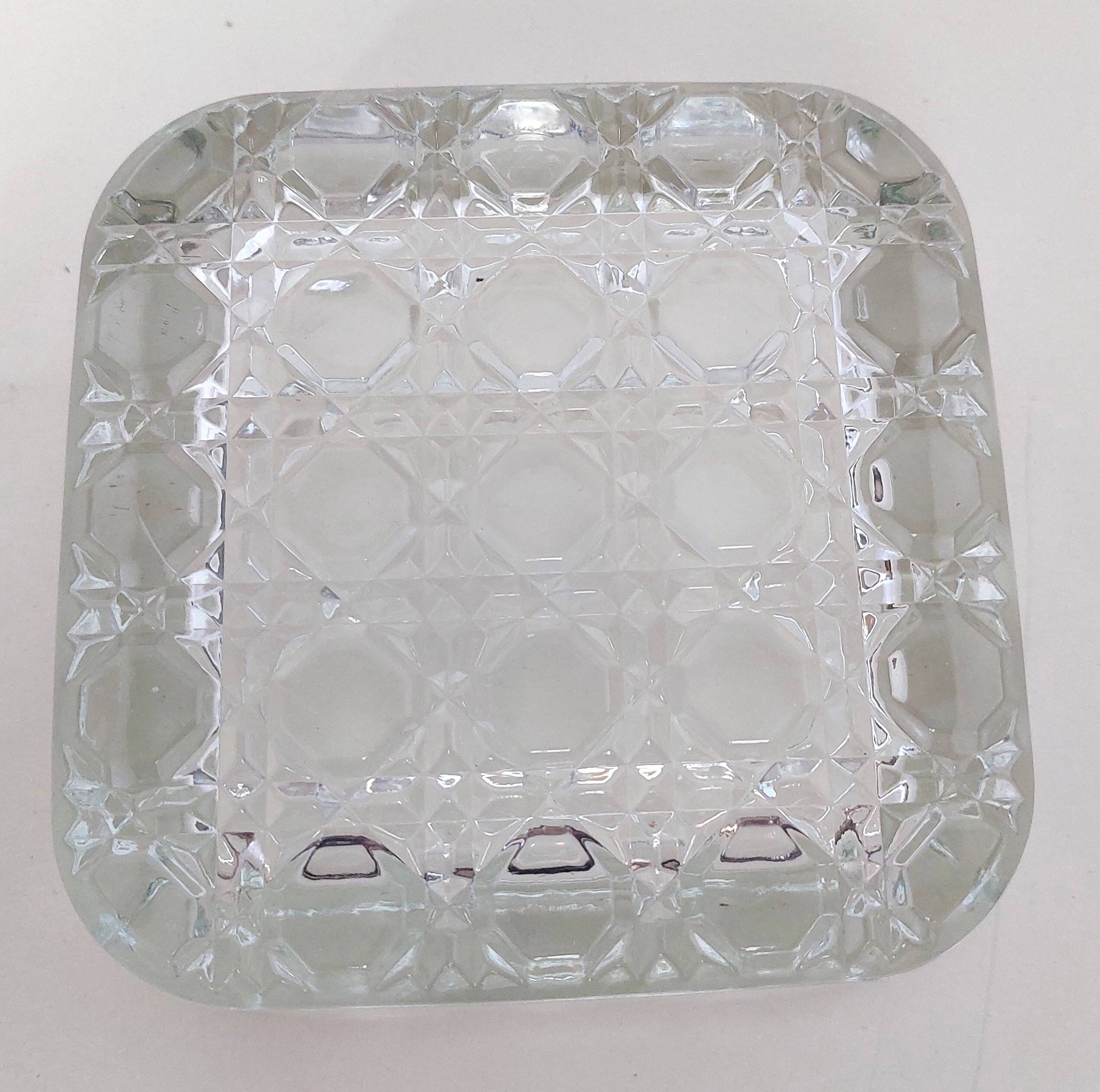 Diamond Ashtray in Glass