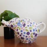 Liberty style flowered Elephant teapot year 81