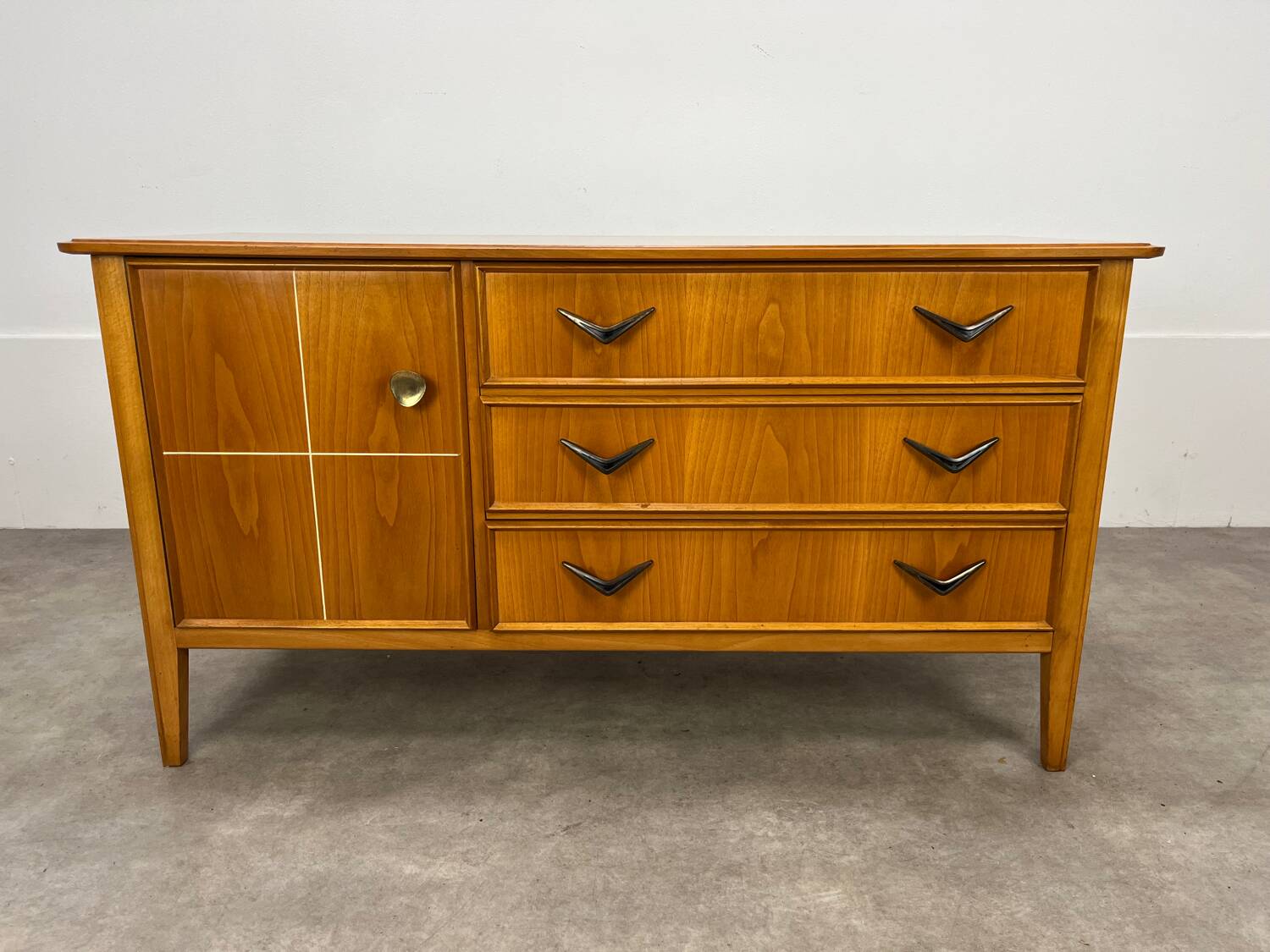 Enfilade vintage années 60, meuble télé