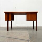 Mid-century modern teak desk by Asko Finland, 1960s.