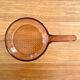 Vintage smoked glass pan Vision Ariel Corning France