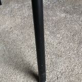 Beige brown fabric office chair, 1980s