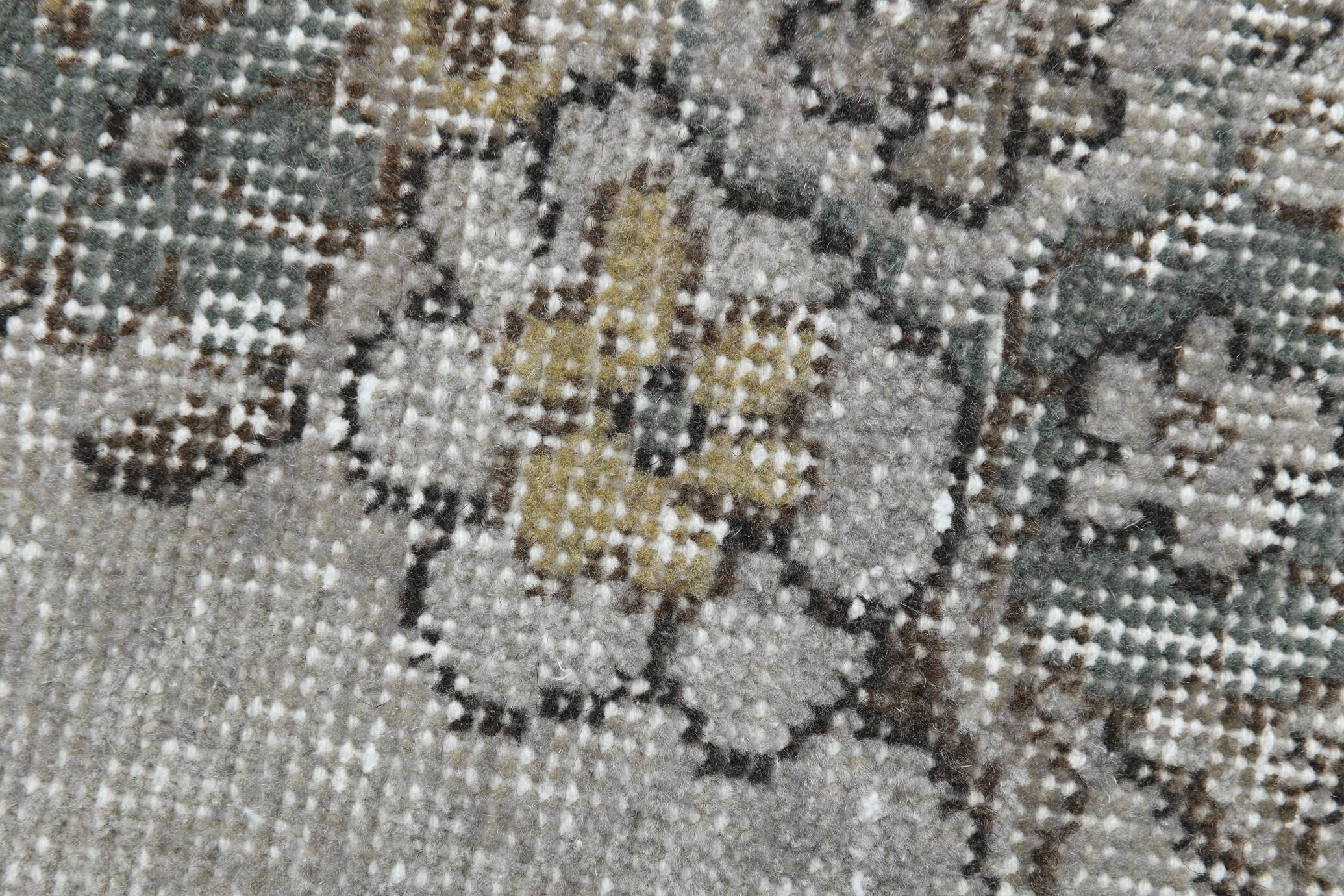 Gray & Brown Classic Turkish Rug, 176x294Cm