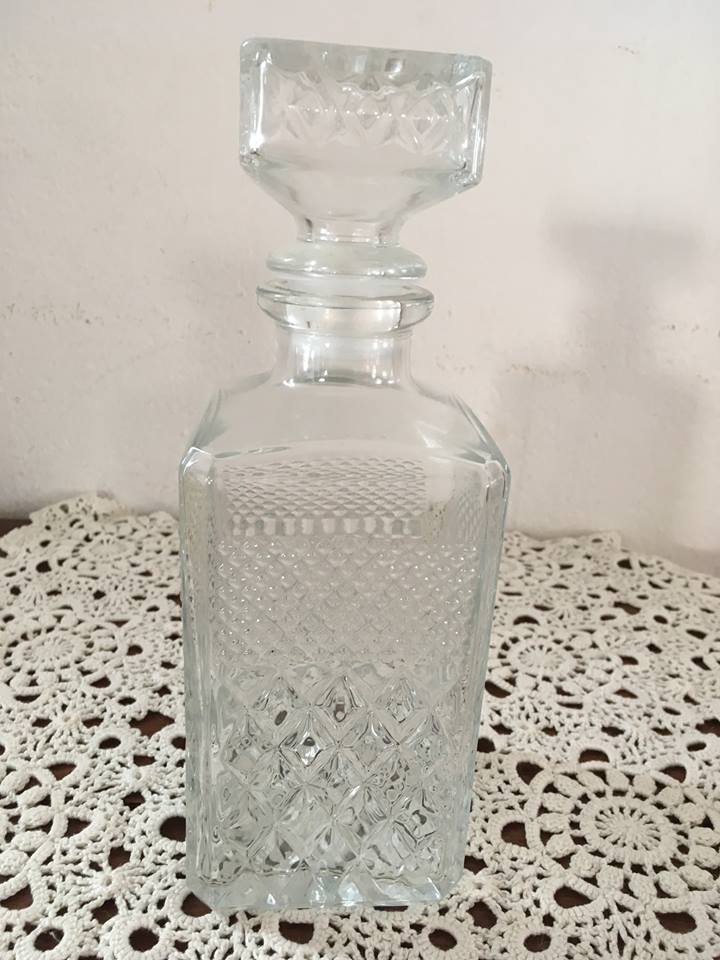 Vintage whiskey decanter