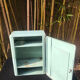 Industrial-style pharmacy wardrobe