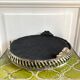 Openwork metal round mirror top