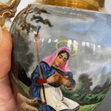 Porcelain vase XIX on pedestal Saint Jeanne