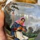Porcelain vase XIX on pedestal Saint Jeanne