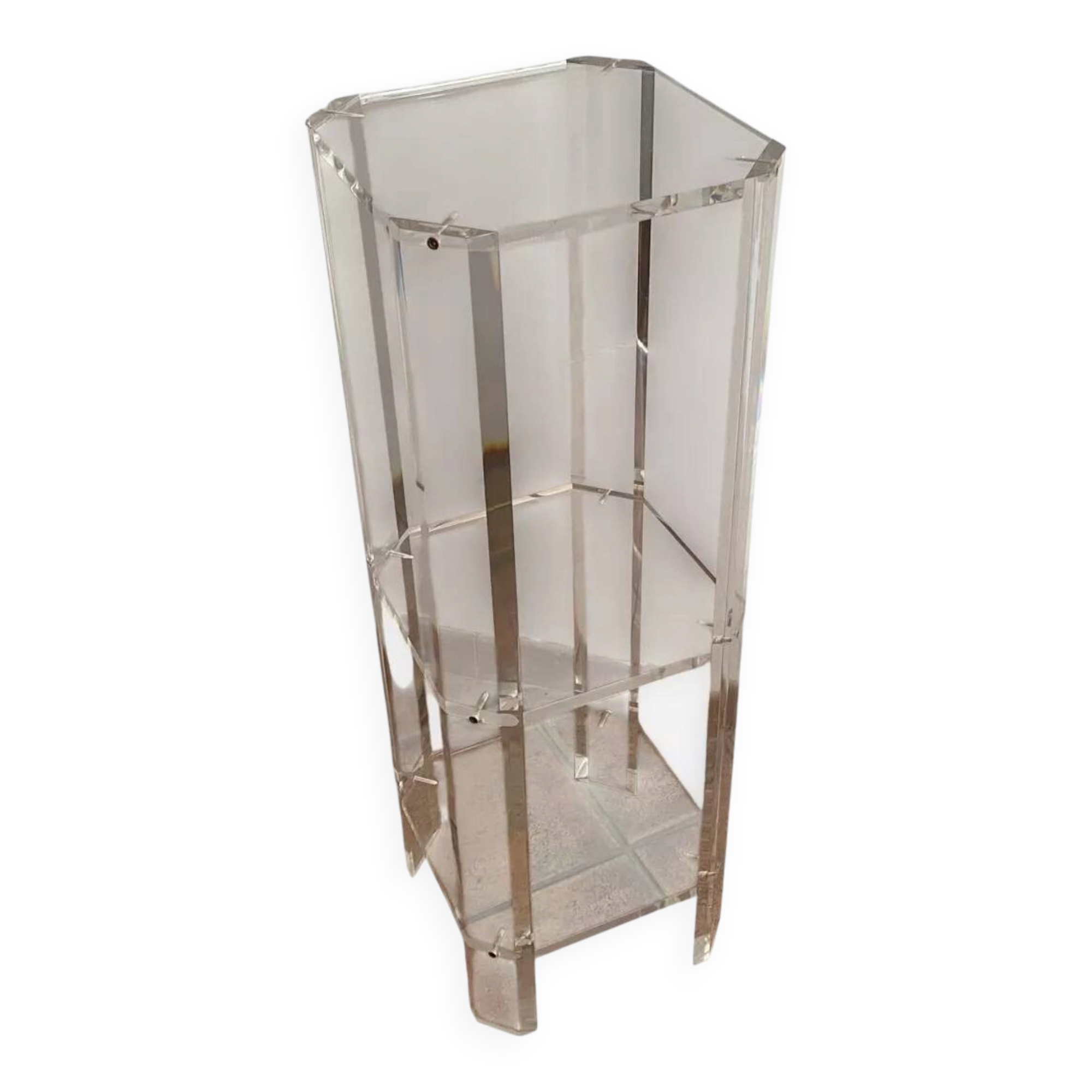 Console Salsa par David Lange 1980. 90x30x30.