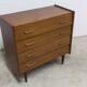 Commode scandinave 4 tiroirs 1960