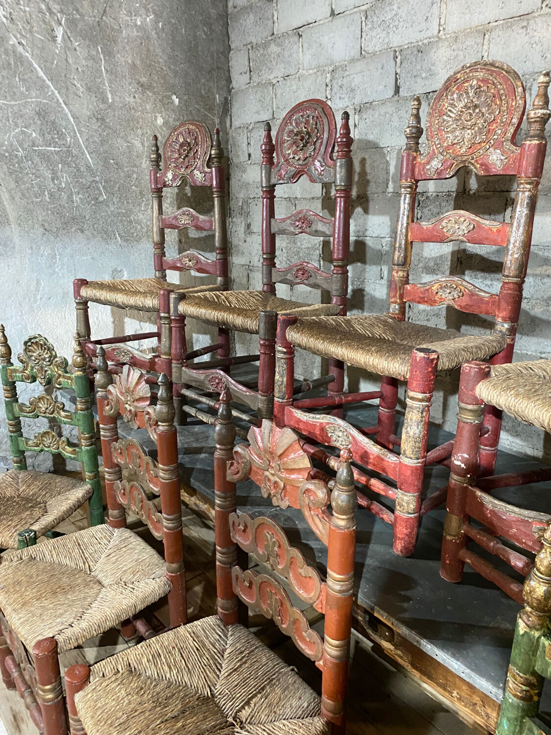 Spanish Chairs "Mallorcans" 19th century