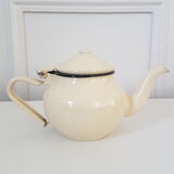 Enamelled teapot