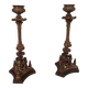 Paire de chandeliers en bronze