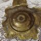 French Vintage Bronze Candlestick With Lovely Acanthus Leaf Detail 5165