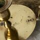 Cellar rat candle holder with brass ring