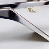 Silver metal wmf candle holder