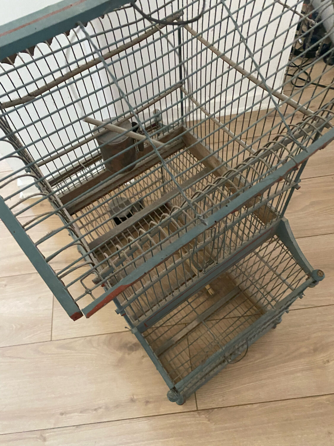 Cage à oiseaux ancienne