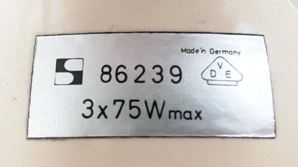 German space age floor lamp by Staff Leuchten, 1960s.