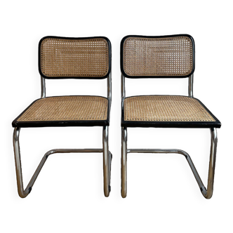 Pair of Cesca B32 chairs by Marcel Breuer