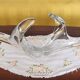 Large crystal fruit bowl Daum