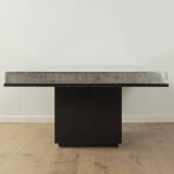 Table basse en métal des années 80 par Heinz Lilienthal