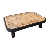 Table basse en céramique herbier