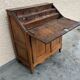 19th-century walnut secretary