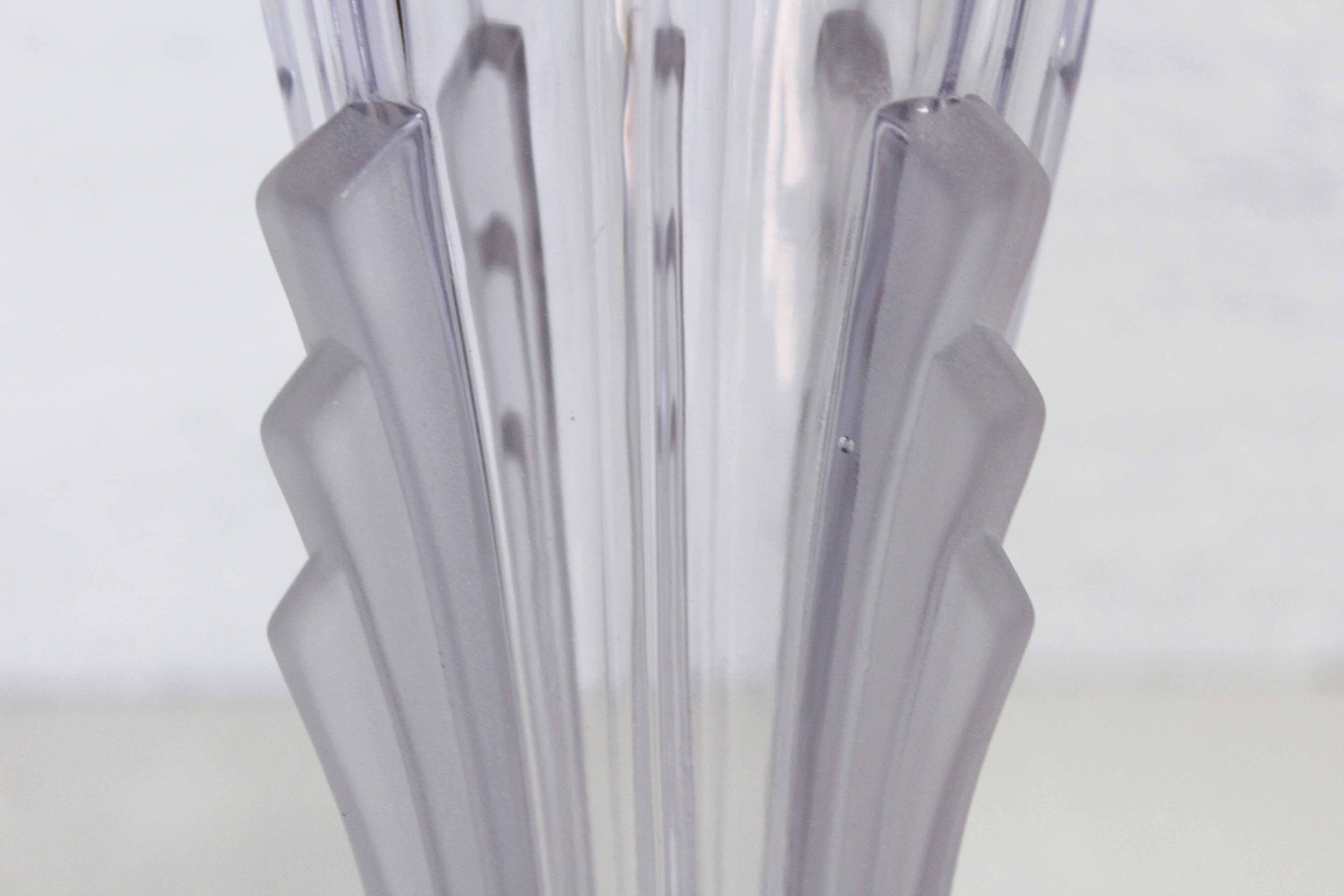 Art Deco glass vase