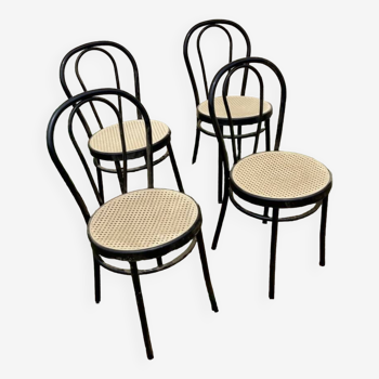 4 chaises bistrot en métal