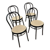 4 metal bistro chairs