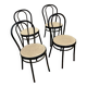 4 chaises bistrot en métal