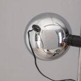 Vintage 70s floor lamp chrome metal design Goffredo Reggiani