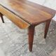 Solid elm table